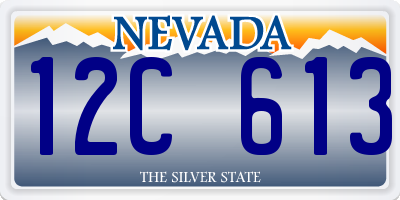 NV license plate 12C613