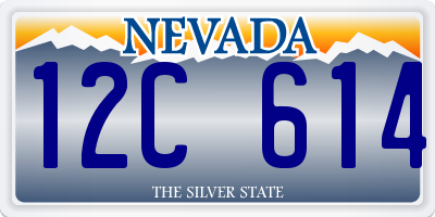 NV license plate 12C614