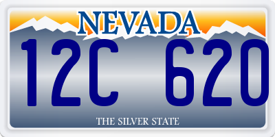 NV license plate 12C620