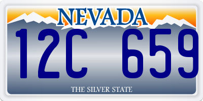 NV license plate 12C659