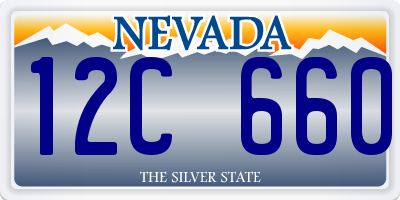 NV license plate 12C660