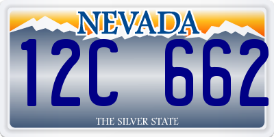 NV license plate 12C662