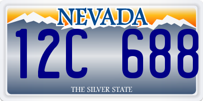 NV license plate 12C688