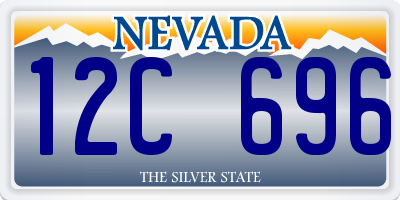 NV license plate 12C696