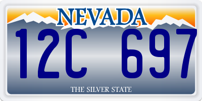 NV license plate 12C697