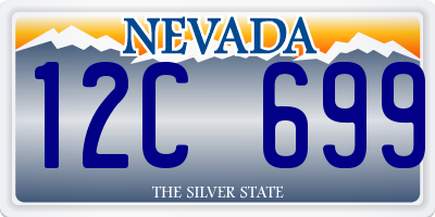 NV license plate 12C699