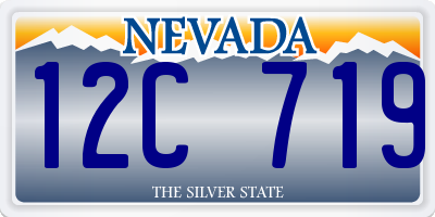 NV license plate 12C719