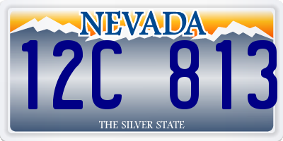 NV license plate 12C813