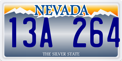 NV license plate 13A264