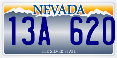NV license plate 13A620