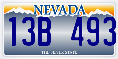 NV license plate 13B493