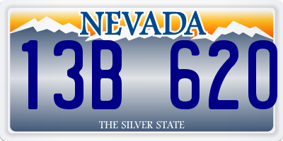 NV license plate 13B620