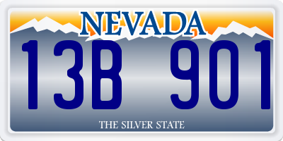 NV license plate 13B901
