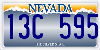 NV license plate 13C595