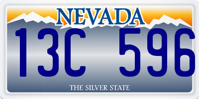 NV license plate 13C596