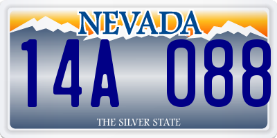 NV license plate 14A088