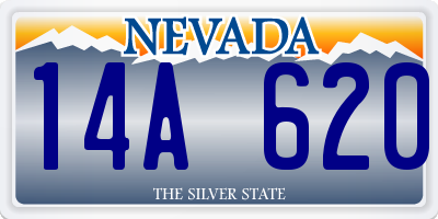 NV license plate 14A620