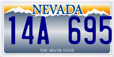 NV license plate 14A695