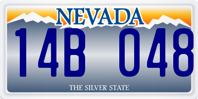 NV license plate 14B048