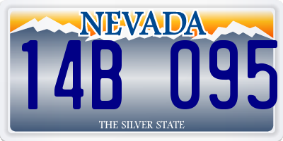 NV license plate 14B095