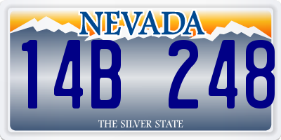 NV license plate 14B248
