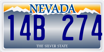 NV license plate 14B274