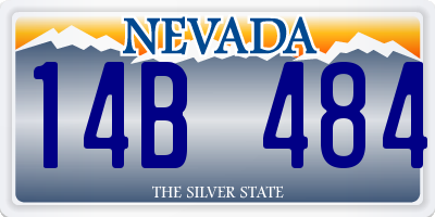 NV license plate 14B484