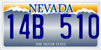 NV license plate 14B510
