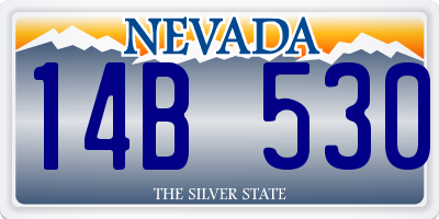 NV license plate 14B530
