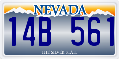 NV license plate 14B561