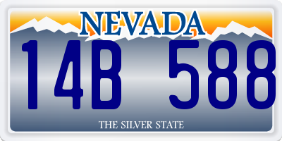 NV license plate 14B588