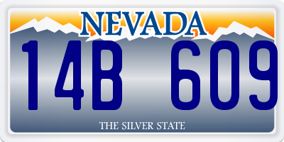 NV license plate 14B609