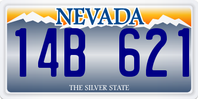 NV license plate 14B621