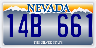 NV license plate 14B661