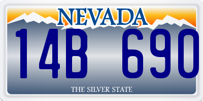 NV license plate 14B690