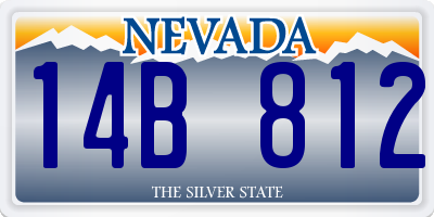 NV license plate 14B812
