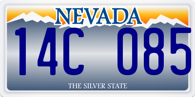 NV license plate 14C085