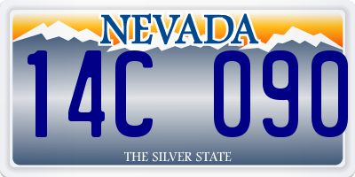NV license plate 14C090
