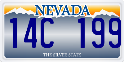 NV license plate 14C199