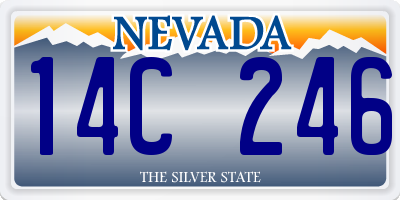 NV license plate 14C246