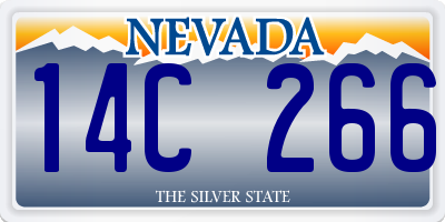 NV license plate 14C266