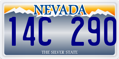 NV license plate 14C290