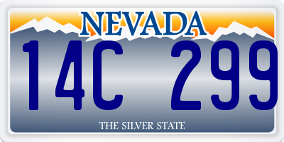 NV license plate 14C299