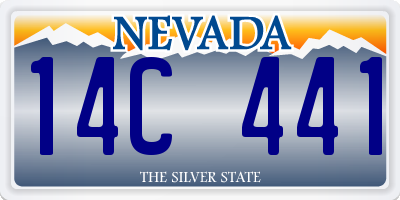 NV license plate 14C441