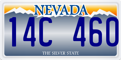 NV license plate 14C460