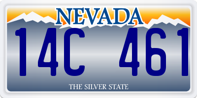 NV license plate 14C461