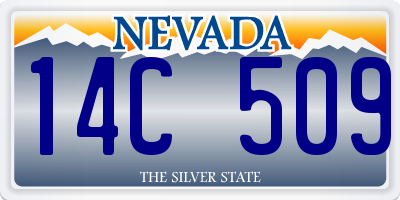 NV license plate 14C509