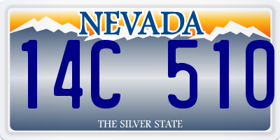 NV license plate 14C510