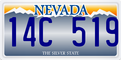 NV license plate 14C519