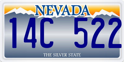 NV license plate 14C522